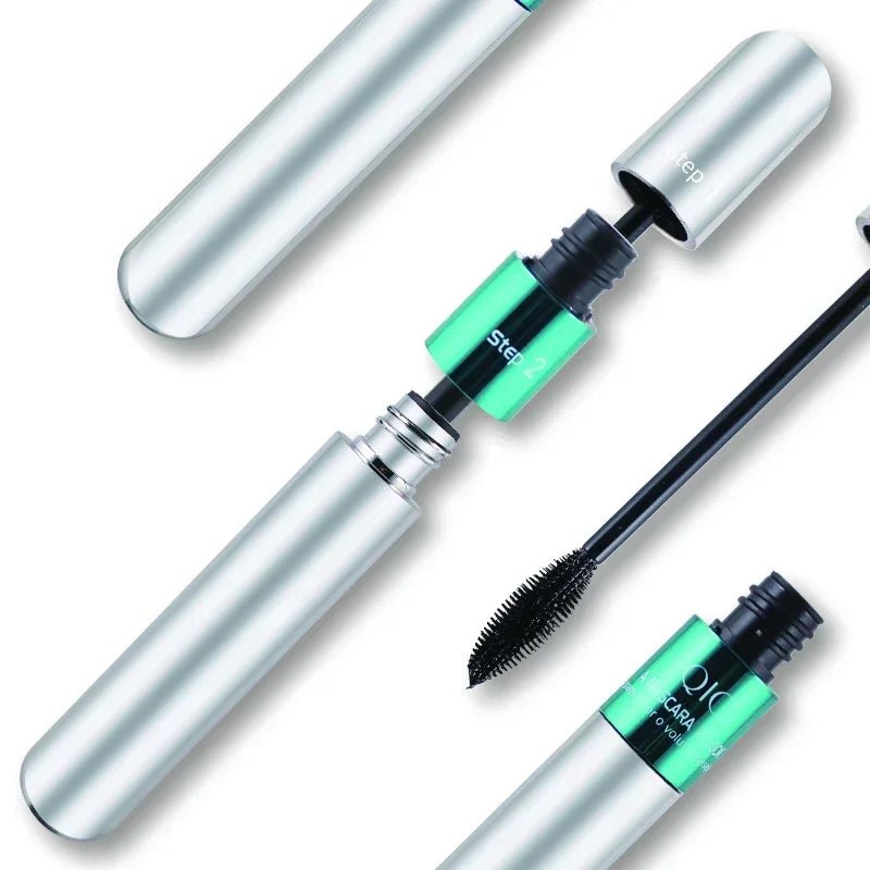 Mascara QIC 4D Silk Fiber 2 en 1 — Waterproof & Volumisant - ScopBazar