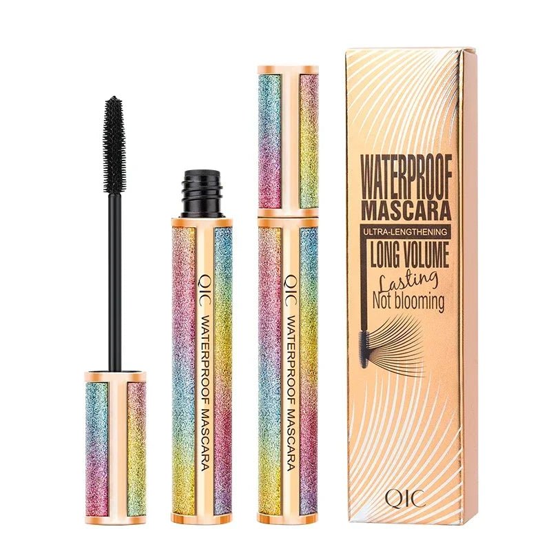 Mascara QIC 4D Silk Fiber 2 en 1 — Waterproof & Volumisant - ScopBazar