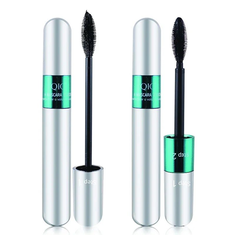 Mascara QIC 4D Silk Fiber 2 en 1 — Waterproof & Volumisant - ScopBazar