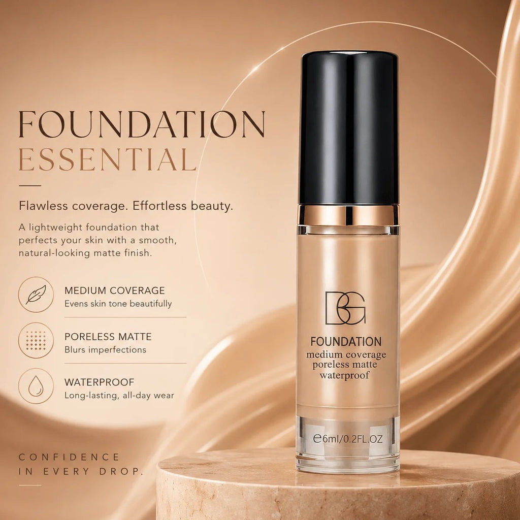 Set Maquillage Teint : Poudre Libre Mate + Fond de Teint Waterproof - ScopBazar