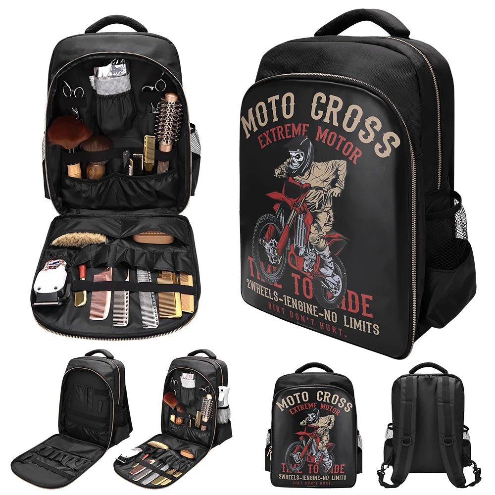 Sac Organisateur de Barbier – Sac à Dos Portable Haute Capacité pour Tondeuses et Accessoires - ScopBazar