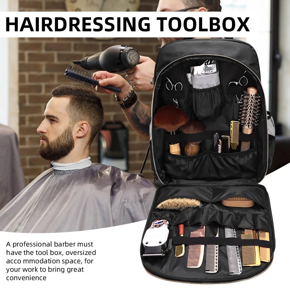 Sac Organisateur de Barbier – Sac à Dos Portable Haute Capacité pour Tondeuses et Accessoires - ScopBazar