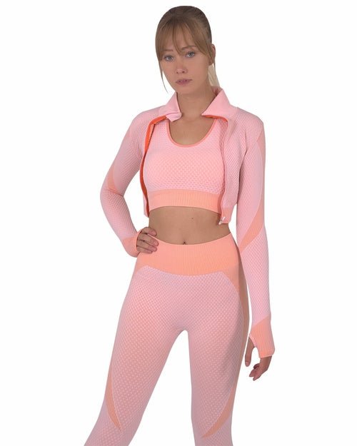 Veste de Sport Seamless Trois — Rose - ScopBazar